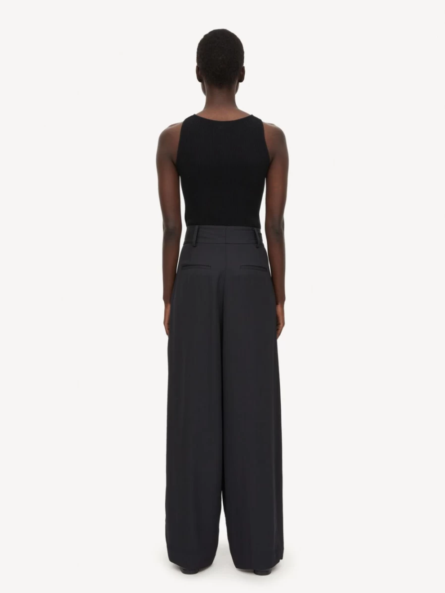By Malene Birger Women's Black Piscali Mid-Waist Trousers