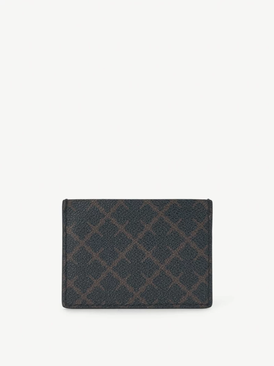 By Malene Birger Elia Dark Chocolate Women's Printed Cardholder Wallet