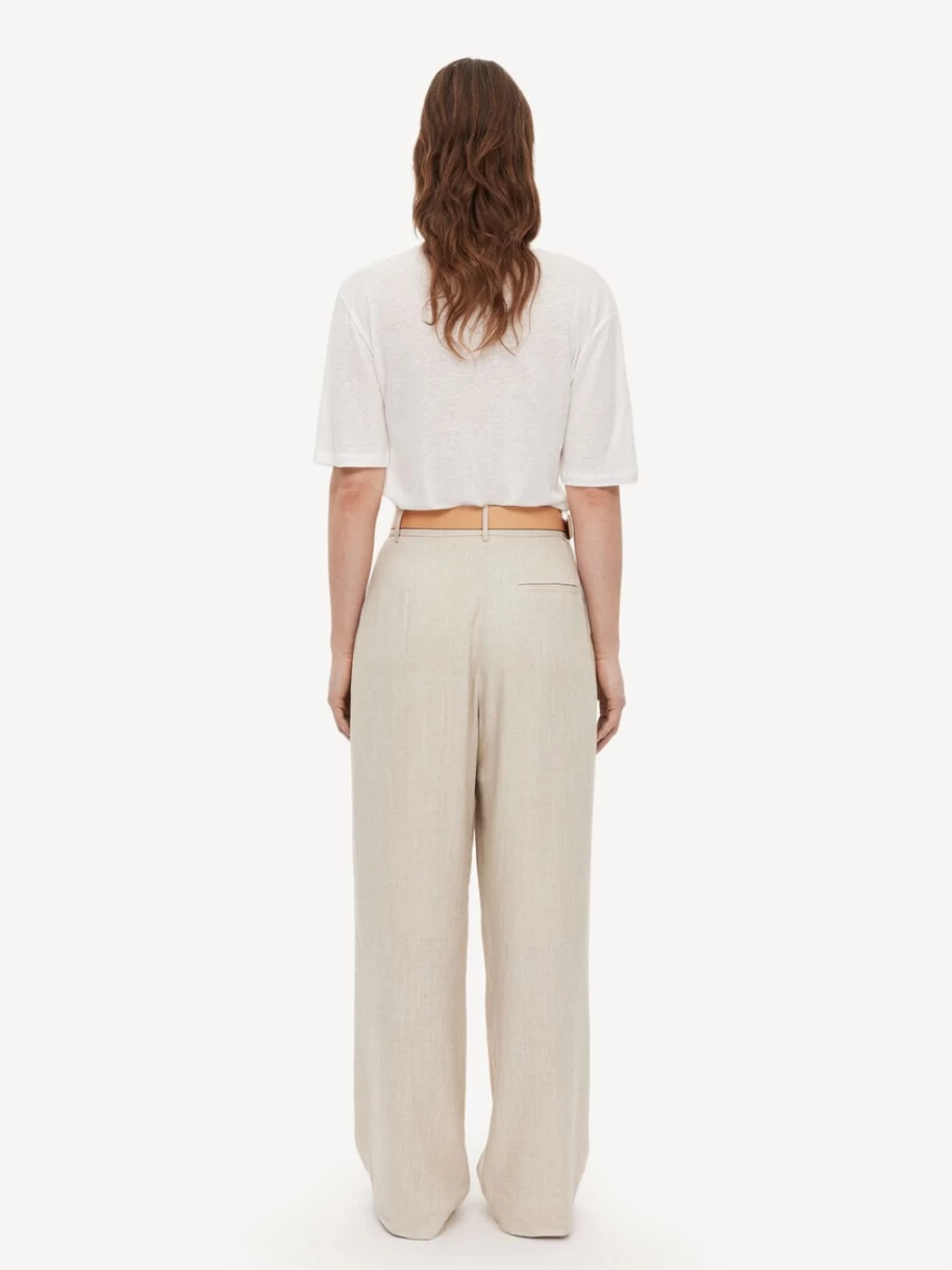 By Malene Birger Women's High-Waisted Undyed Cymbaria Trousers