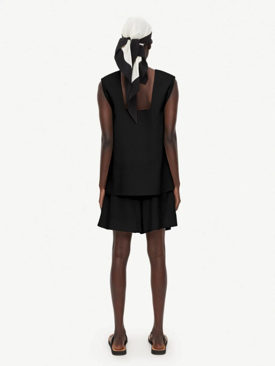 By Malene Birger Women's Black Falda Top Skirt for Elegant Style