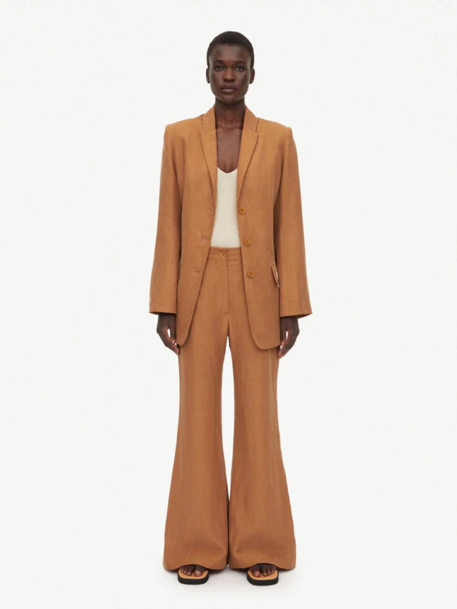 By Malene Birger Women's Tobacco Brown Carass Flared Trousers