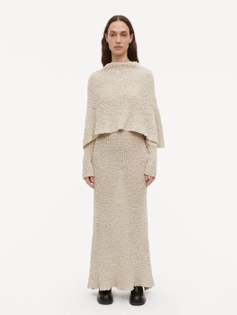 By Malene Birger Women's Demila Maxi Dress in Wood Color - Elegant Boho Chic Long Dress