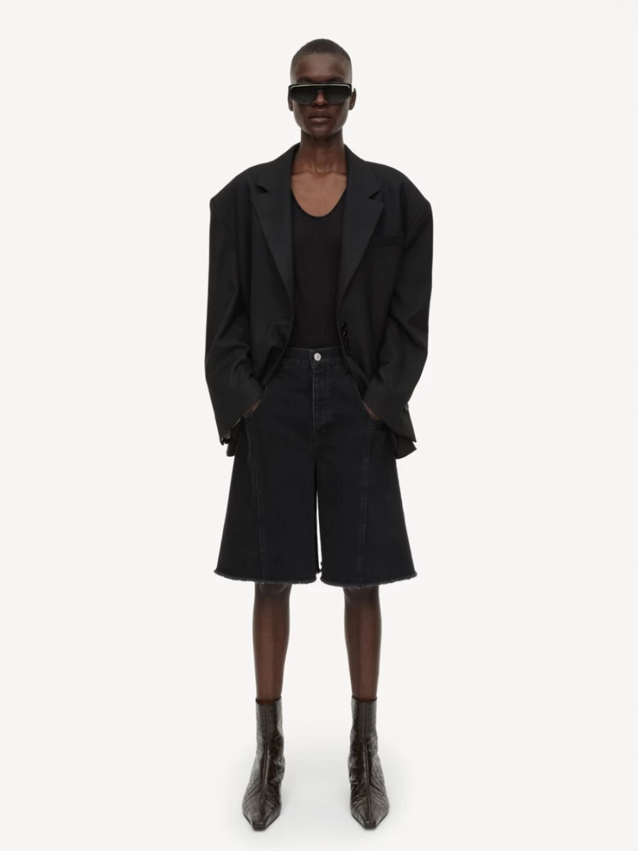 By Malene Birger Women's Mavou Black Denim Shorts