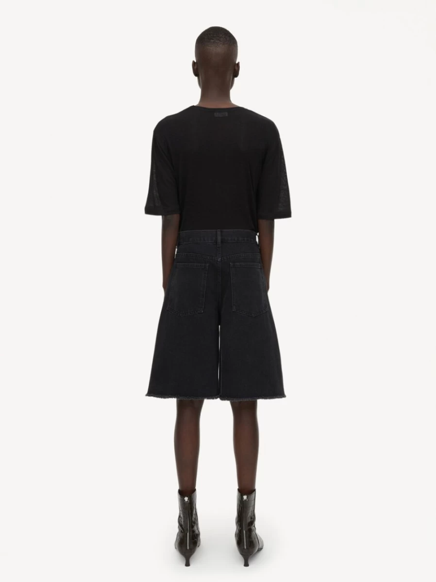 By Malene Birger Women's Mavou Black Denim Shorts