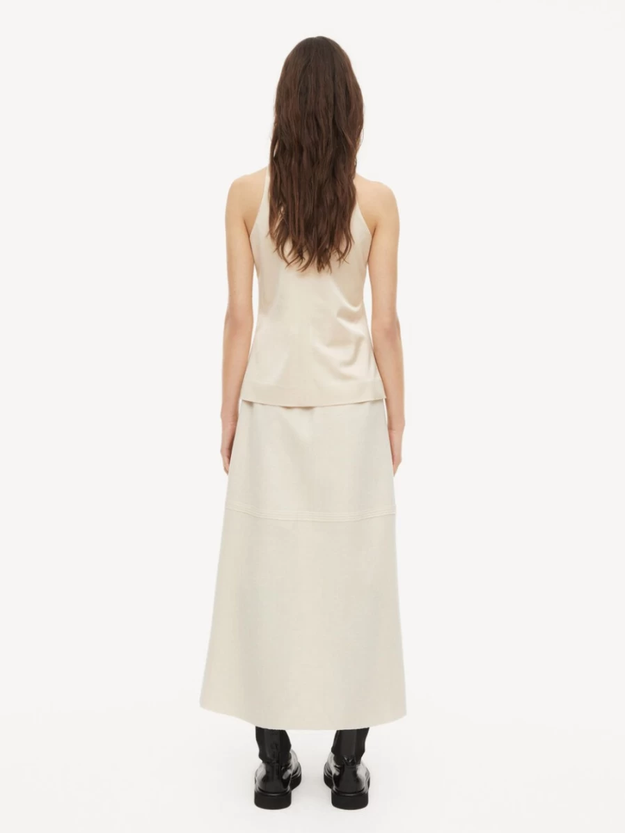 By Malene Birger Women's Malida Top in Vanilla Cream | Elegant Blouse for Women