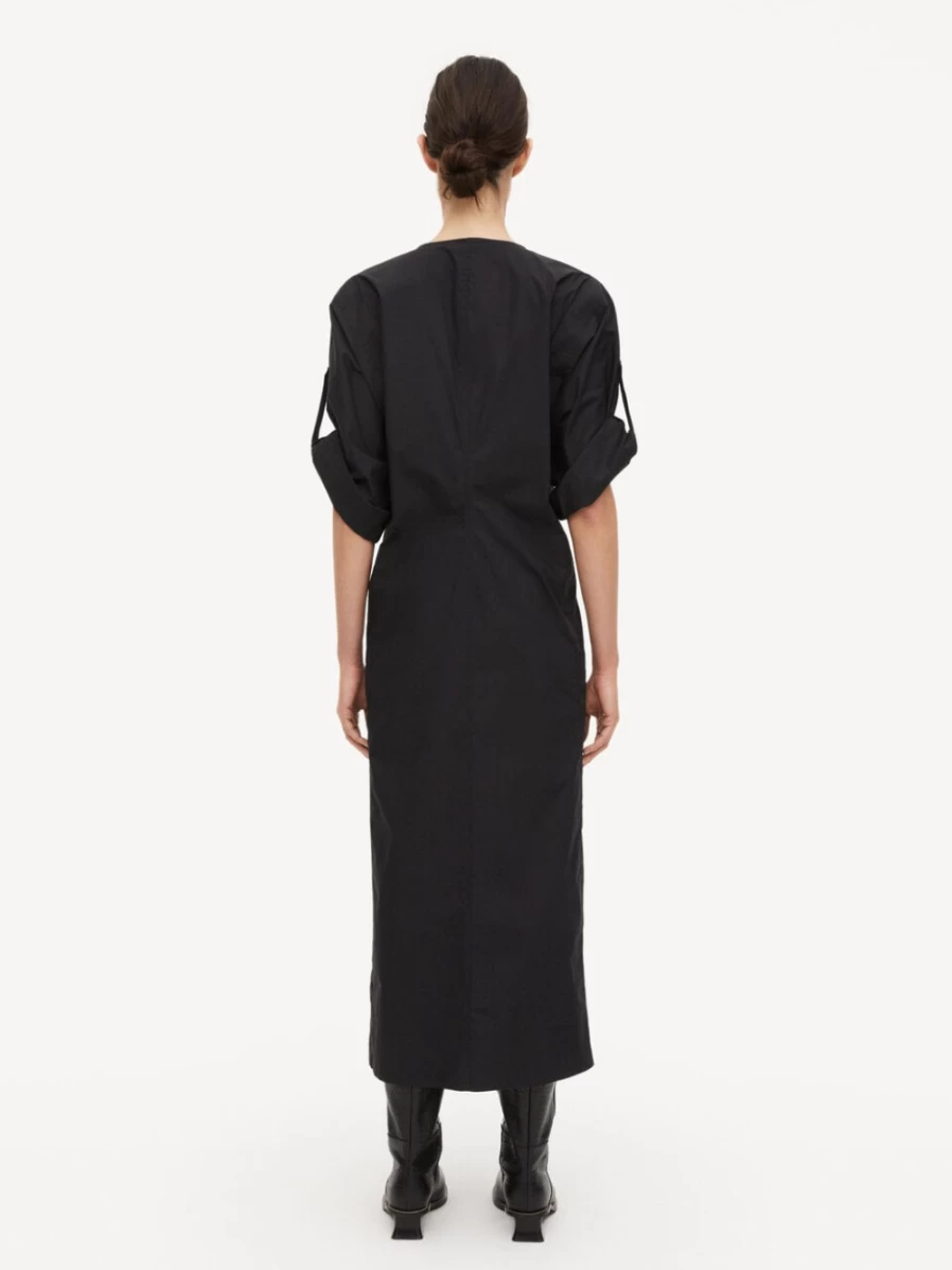By Malene Birger Women's Black Organic Cotton Shirt Dress - Annielle Style
