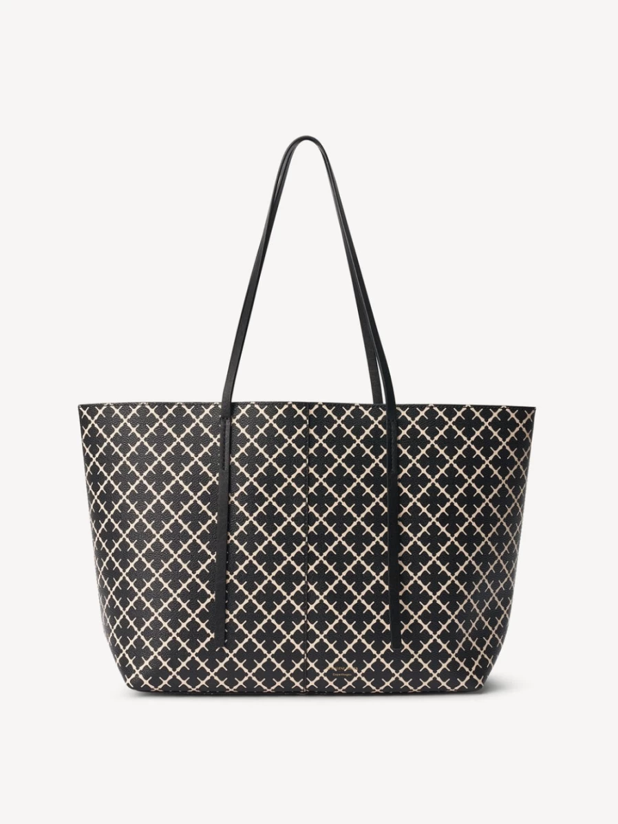 By Malene Birger Abigail Black Printed Tote Bag for Women