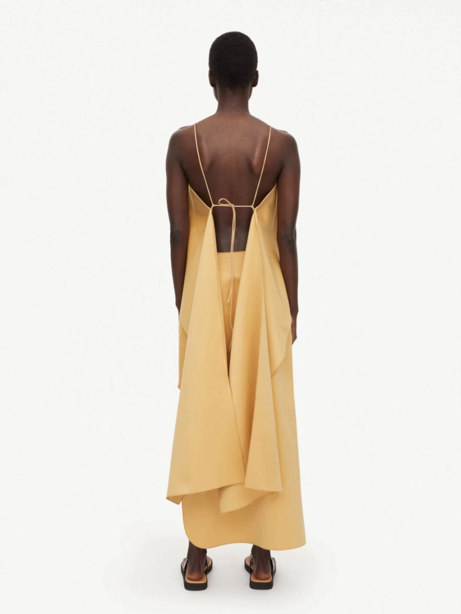 By Malene Birger Women's Light Camel Cotton-Blend Top | Trinola