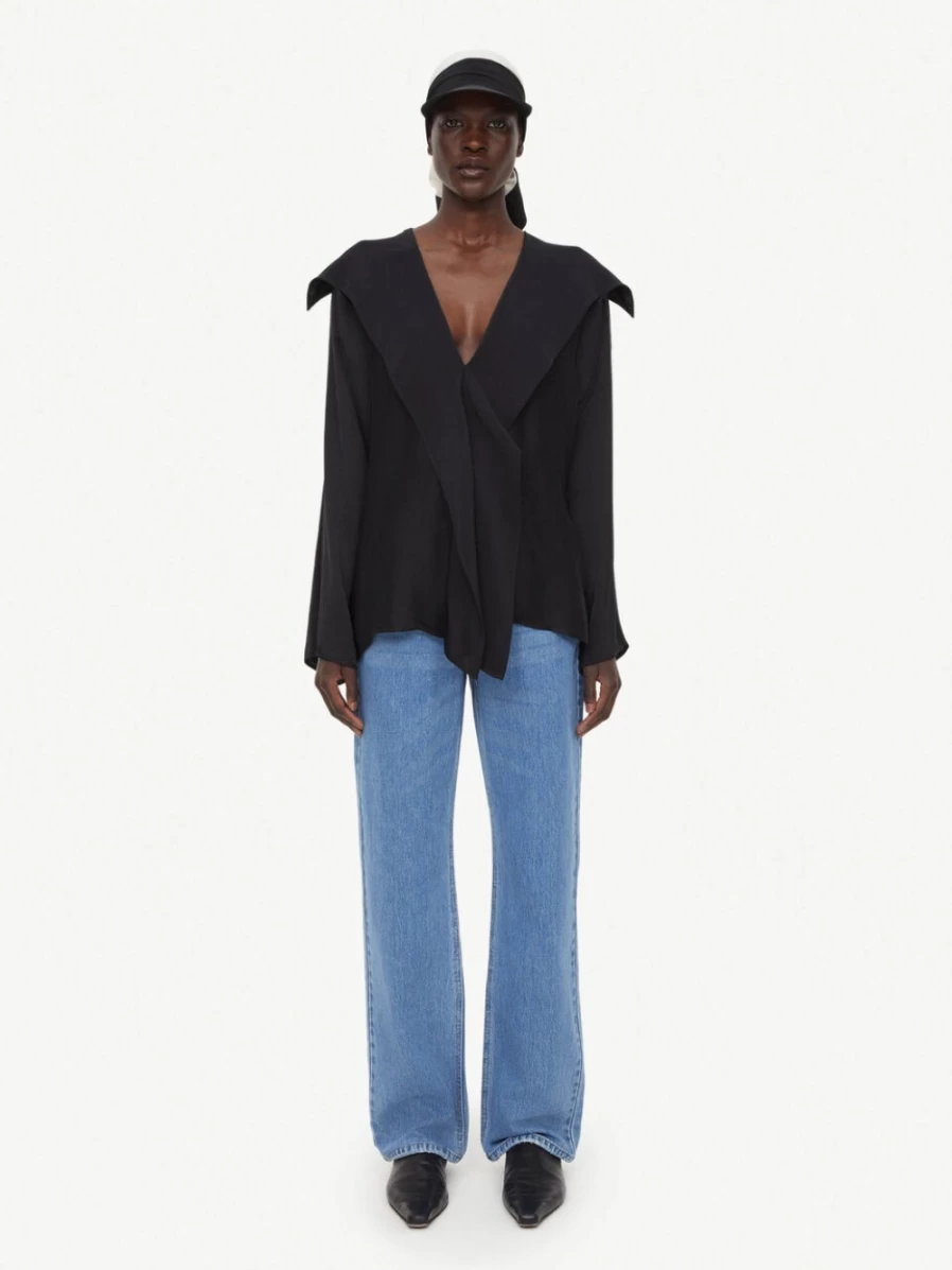 By Malene Birger Avrie Black Blouse for Women