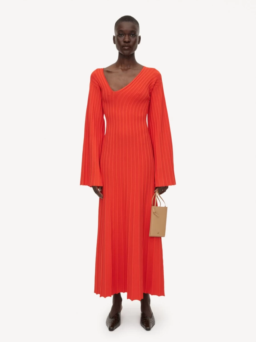 By Malene Birger Ilsa Maxi Dress for Women in Orange - Elegant Long Summer Dress