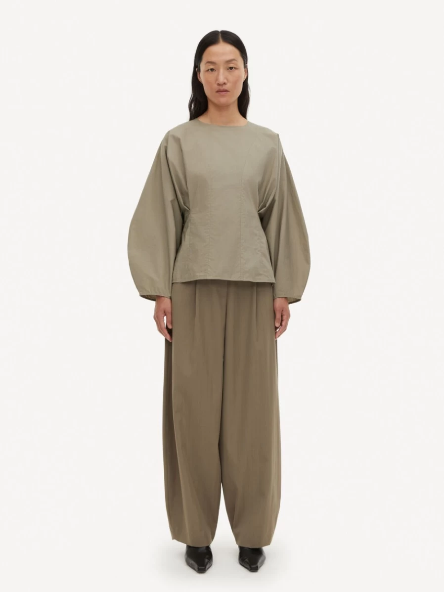 By Malene Birger Women's Fossil Organic Cotton Blouse - Maias