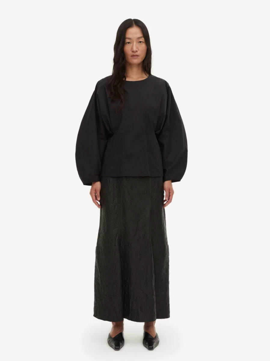By Malene Birger Women's Black Organic Cotton Blouse - Maias