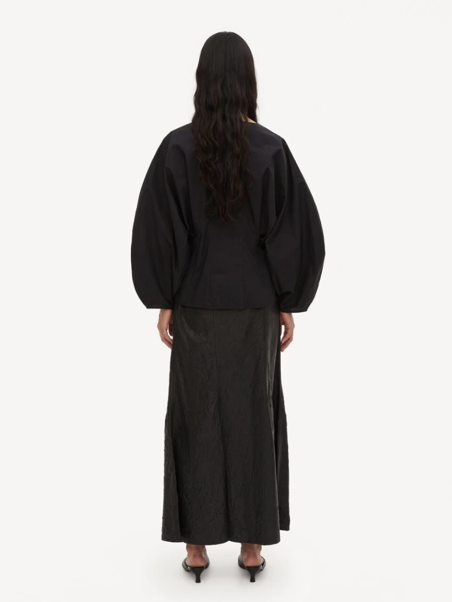 By Malene Birger Women's Black Organic Cotton Blouse - Maias