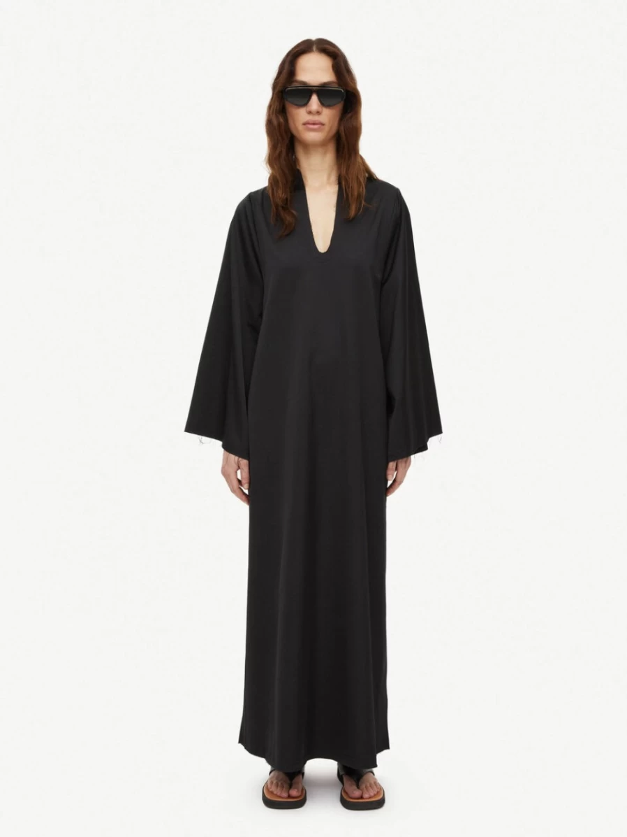 By Malene Birger Mirela Black Midi Dress for Women