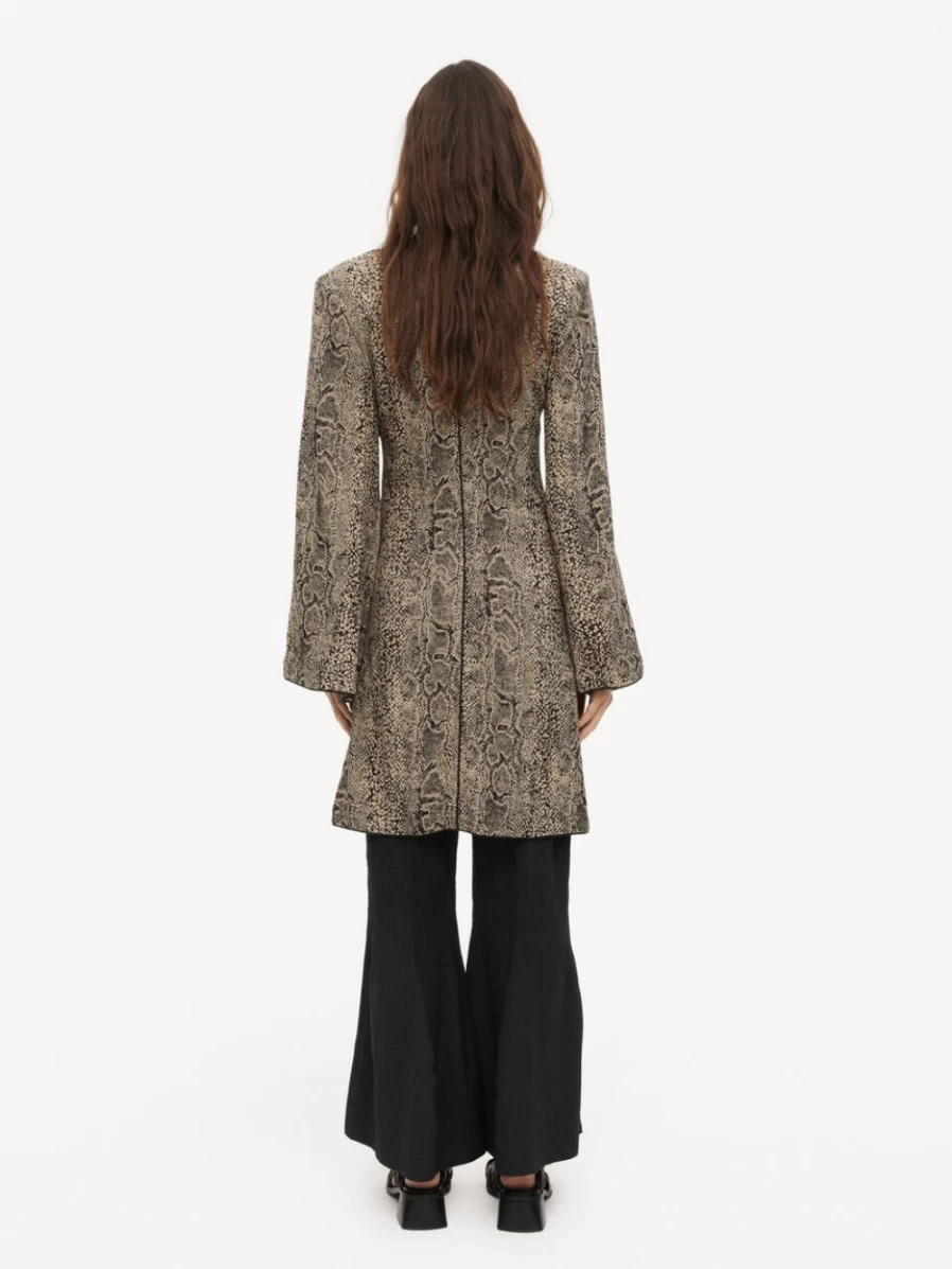 By Malene Birger Women's Iseia Midi Dress in Snake Jacquard Print