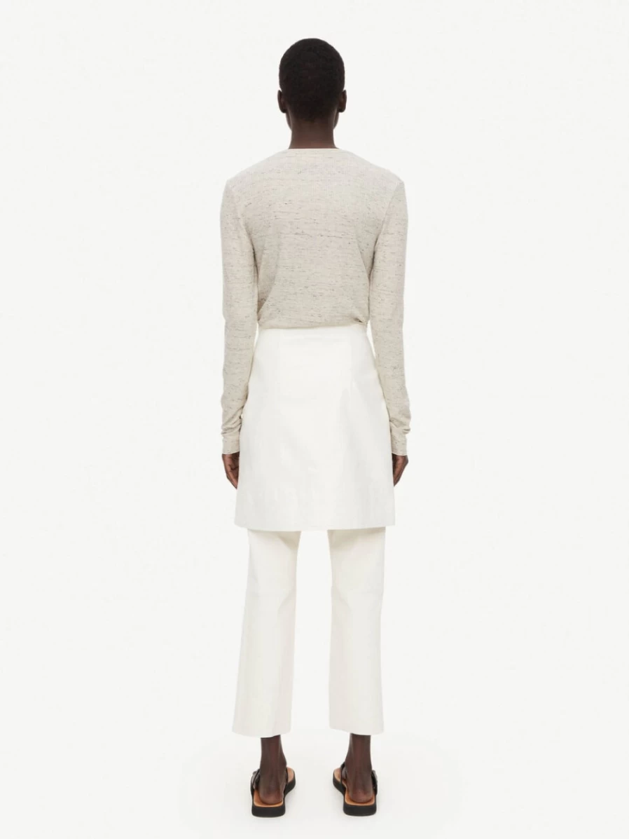By Malene Birger Women's Oyster Gray Nimas Speckled Top
