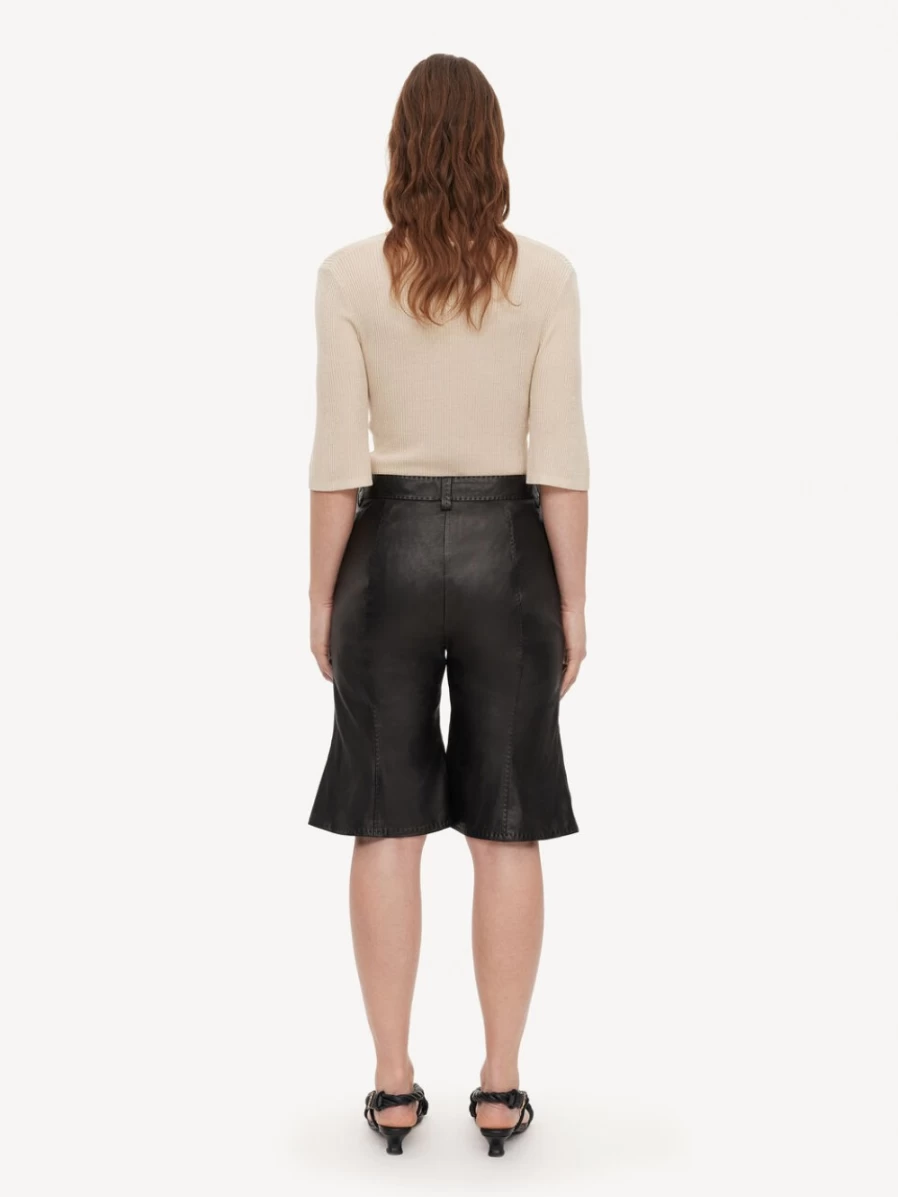 By Malene Birger Women's Wood Ribbed-Knit Top - Remona
