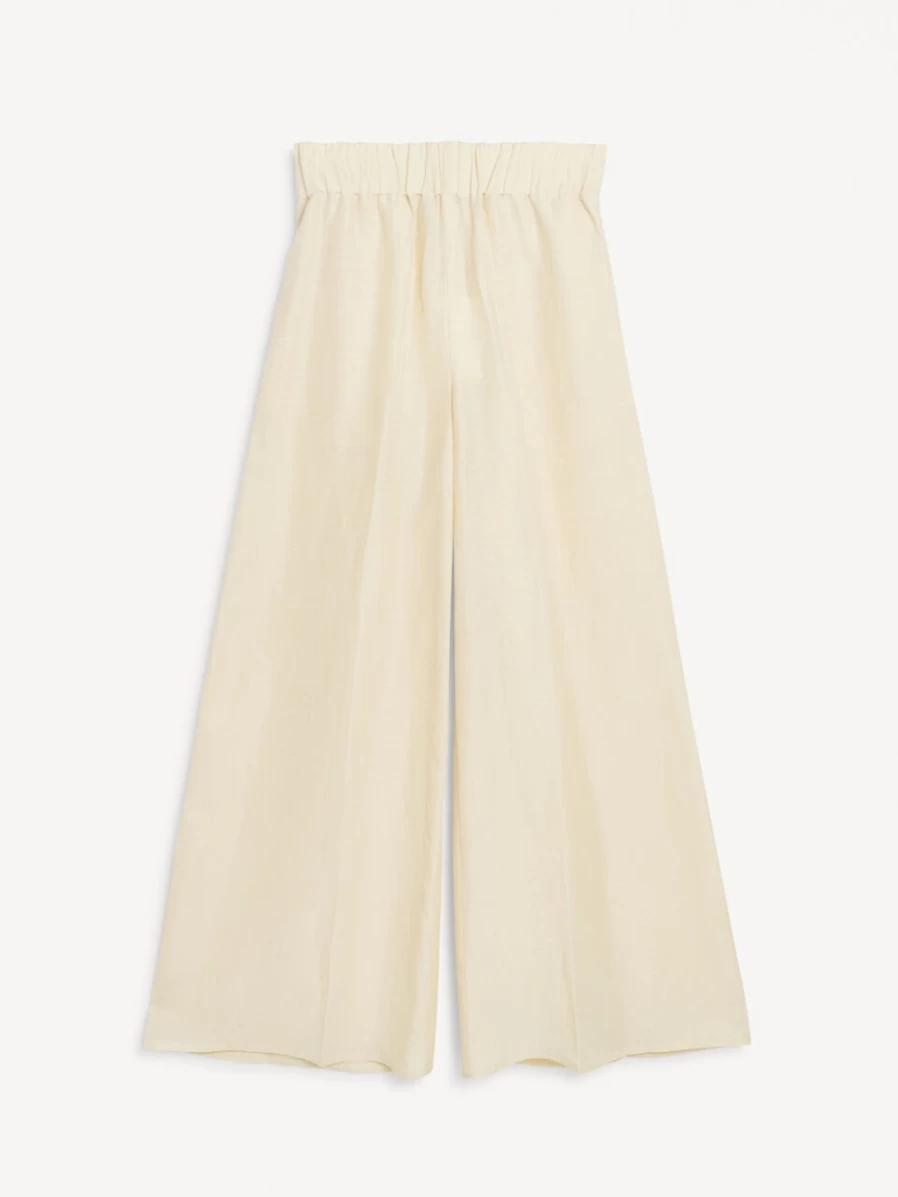 By Malene Birger Women's Campine Wide-Leg Trousers in Pearl