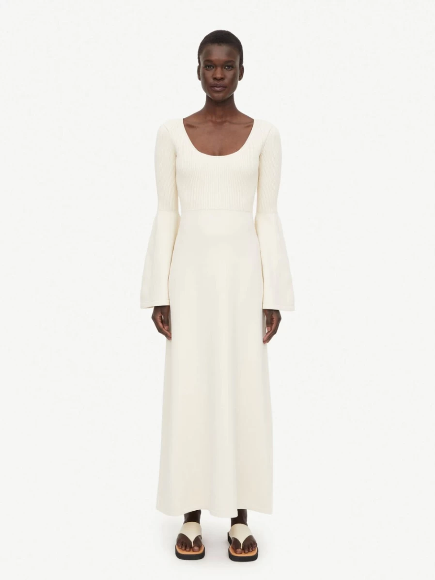 By Malene Birger Women's Elysia Dress in Soft White - Elegant Feminine Style
