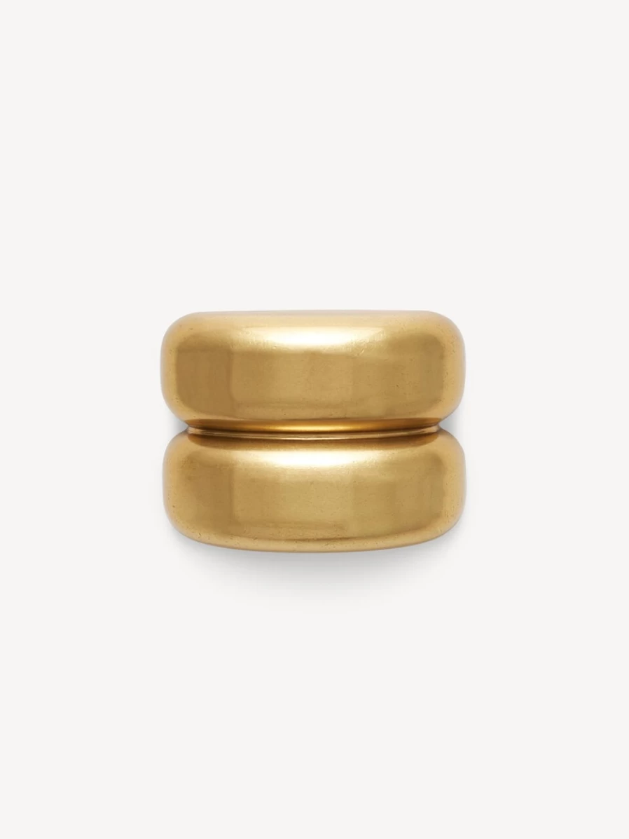 By Malene Birger Ouna Gold Brooch for Women - Elegant Fashion Jewelry Pin