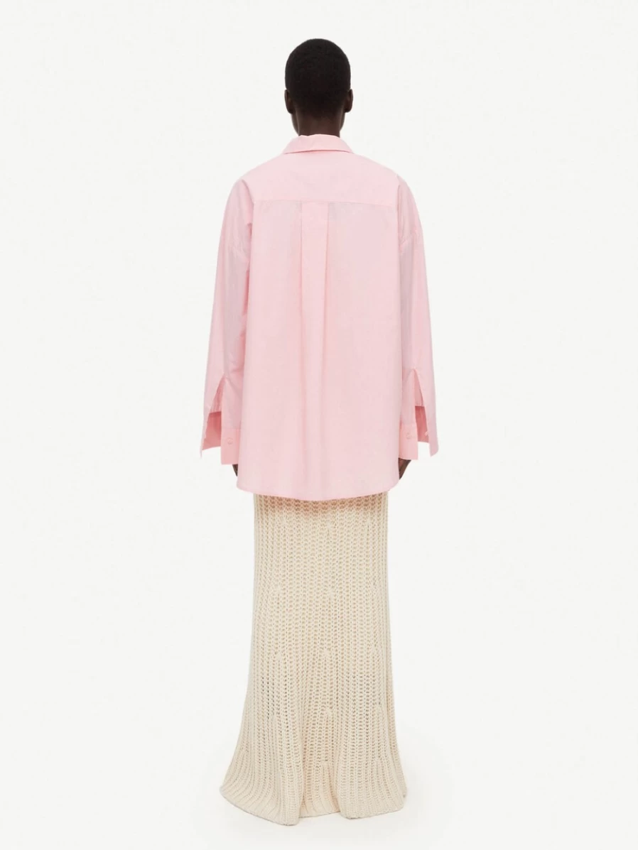 By Malene Birger Women's Bubble Pink Organic Cotton Shirt - Derris Style