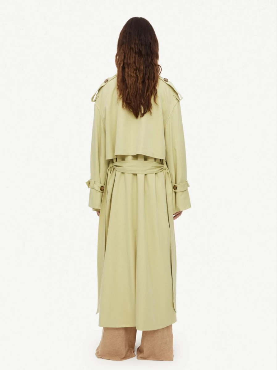 By Malene Birger Women's Alanis Trench Coat in Weeping Willow - Classic Stylish Outerwear