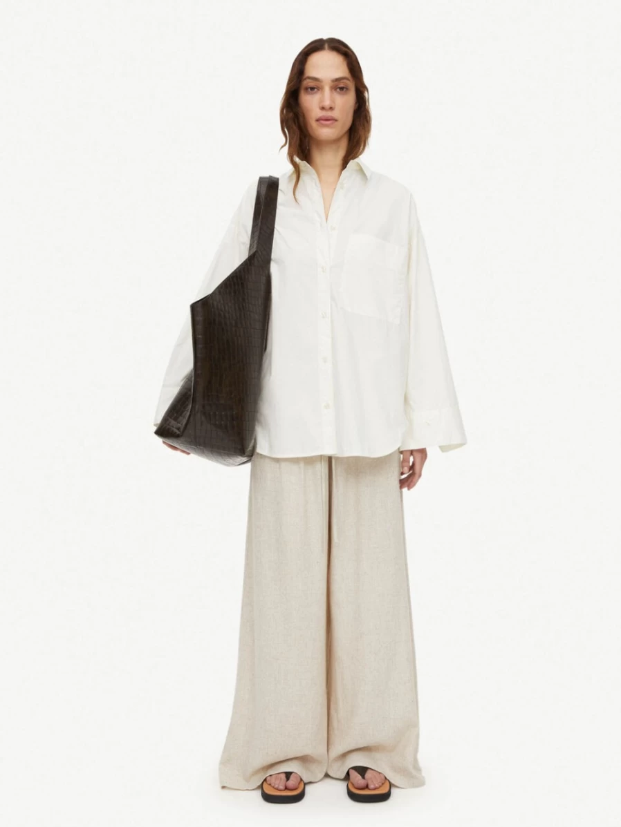 By Malene Birger Women's Whisper White Organic Cotton Shirt – Derris Style
