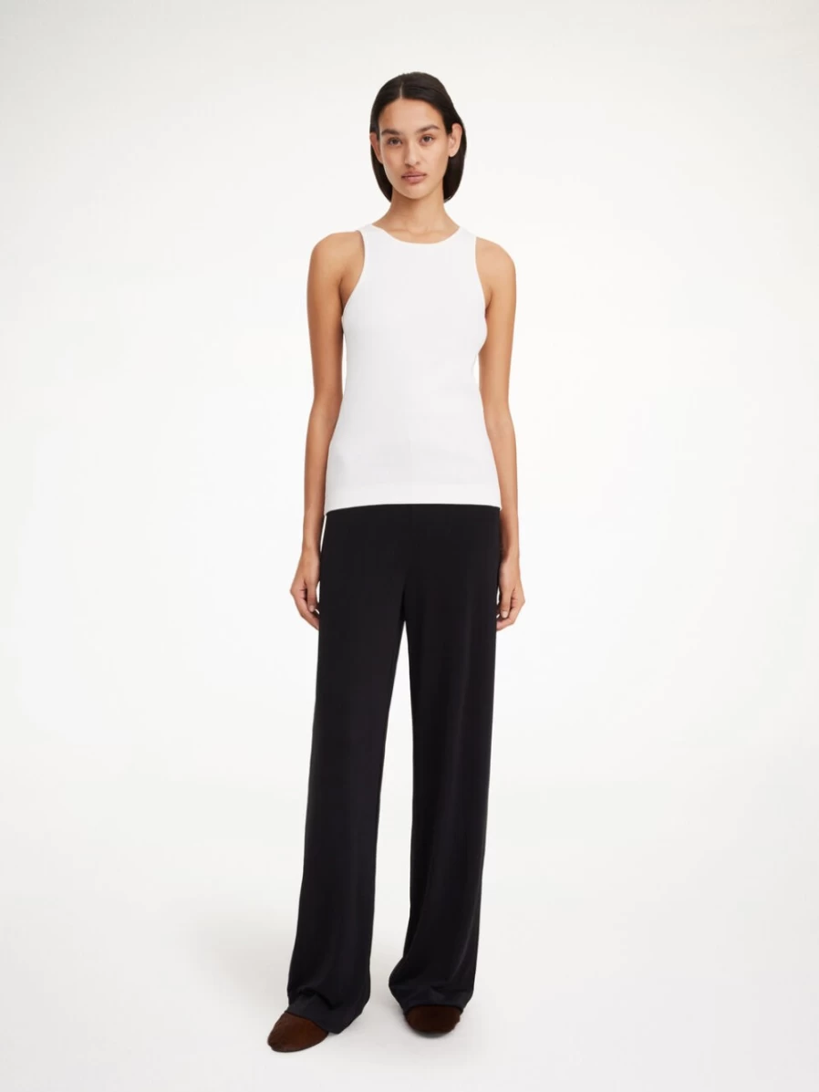 By Malene Birger Women's Black Mandala Wide-Leg Trousers