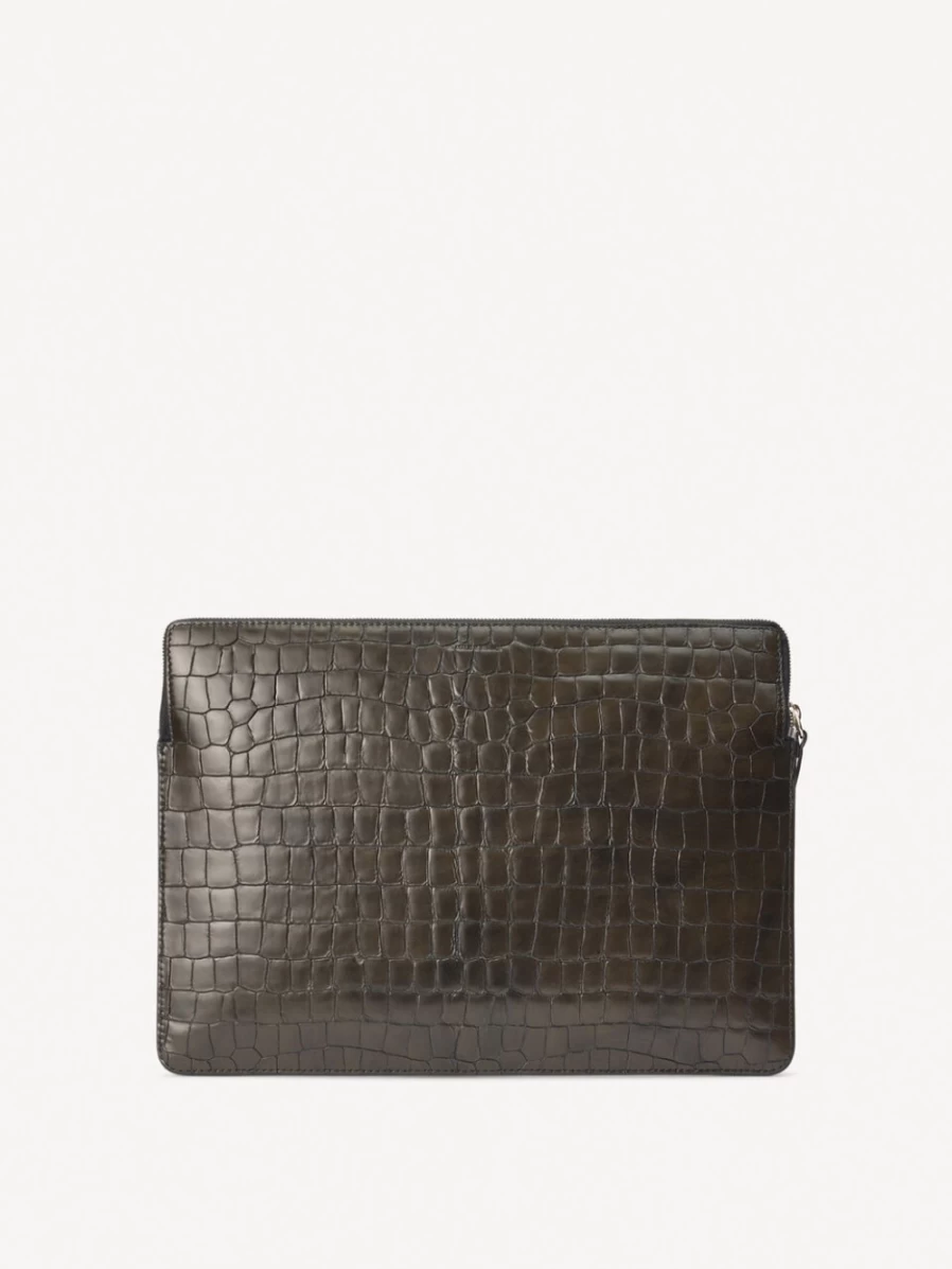 By Malene Birger Aya Dusty Brown Leather Laptop Case for Women
