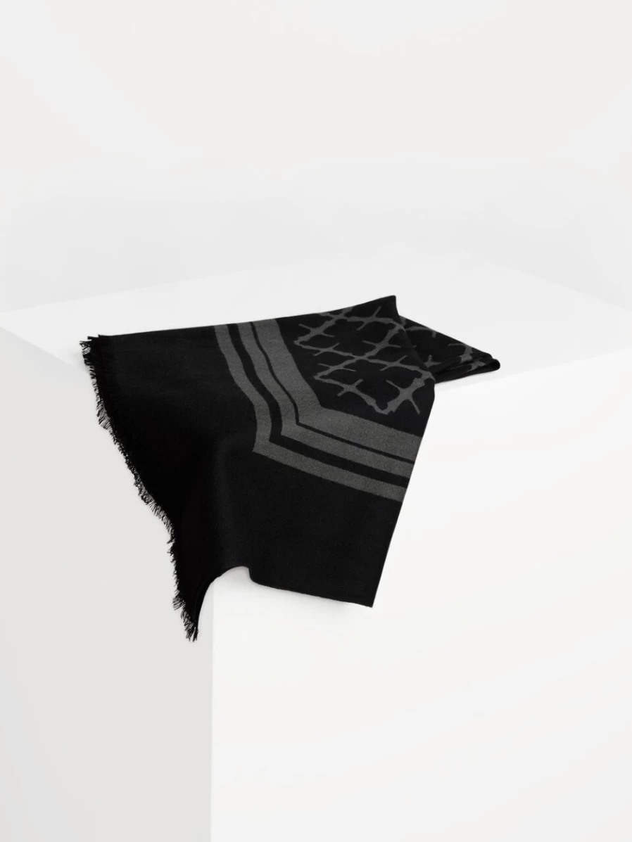 By Malene Birger Women's Charcoal Wool Scarf - Cornelis