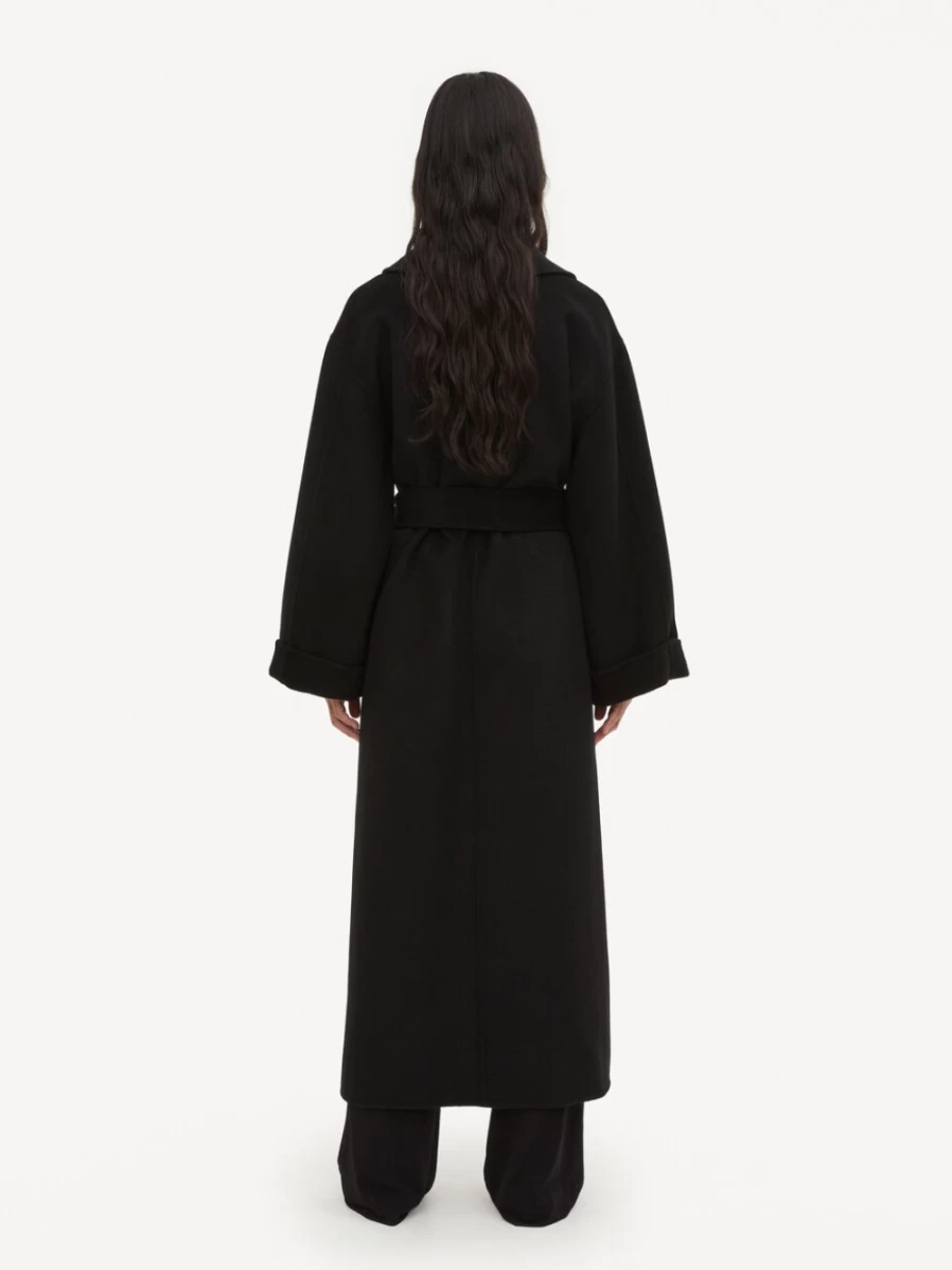 By Malene Birger Women's Black Trullem Wool Coat
