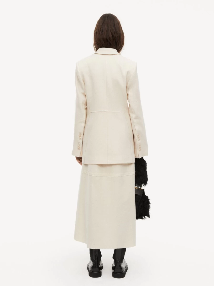"By Malene Birger Women's Porter Blazer in Fog – Elegant Tailored Jacket"