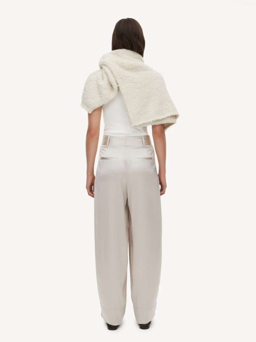 By Malene Birger Women's Stone Piscali Mid-Waist Trousers