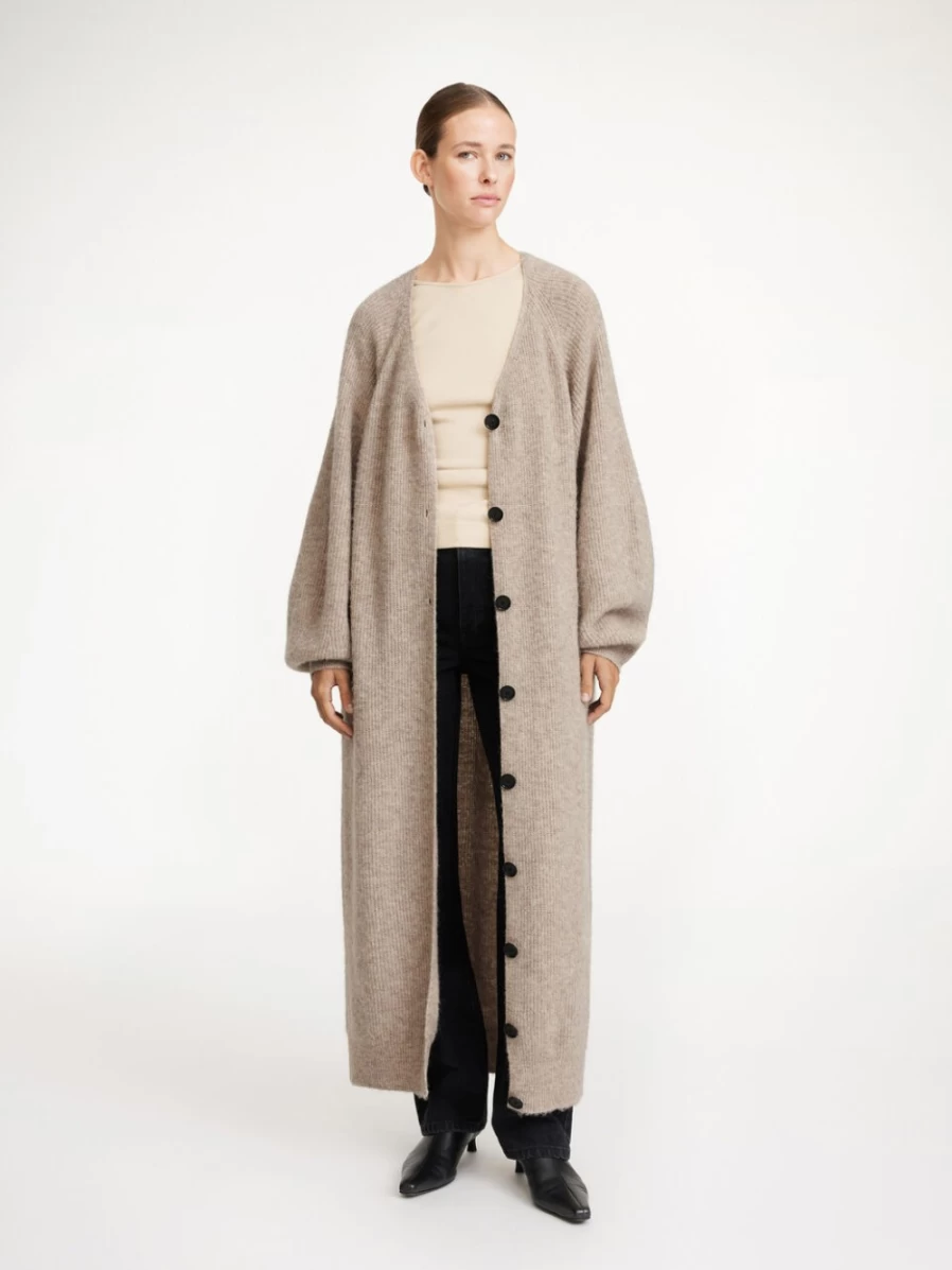 By Malene Birger Women's Chanterelle Mohair-Blend Cardigan - Cyrus Knit Sweater