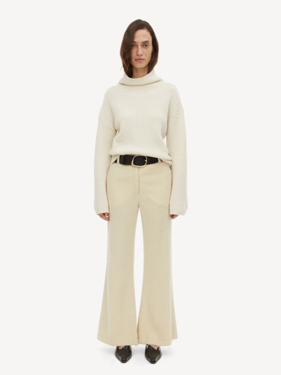 By Malene Birger Ezra Women's Soft White Sweater