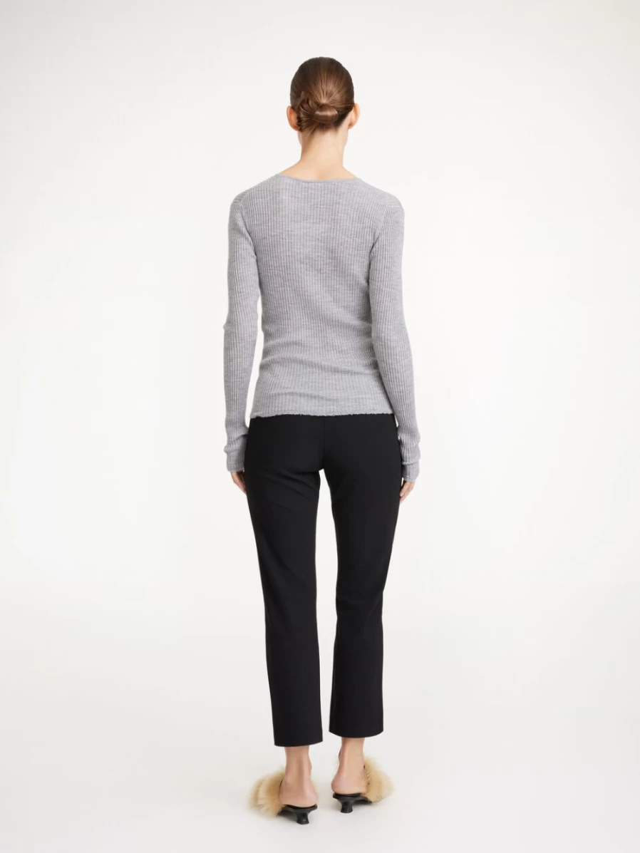 By Malene Birger Women's Black Vilea Cropped Trousers