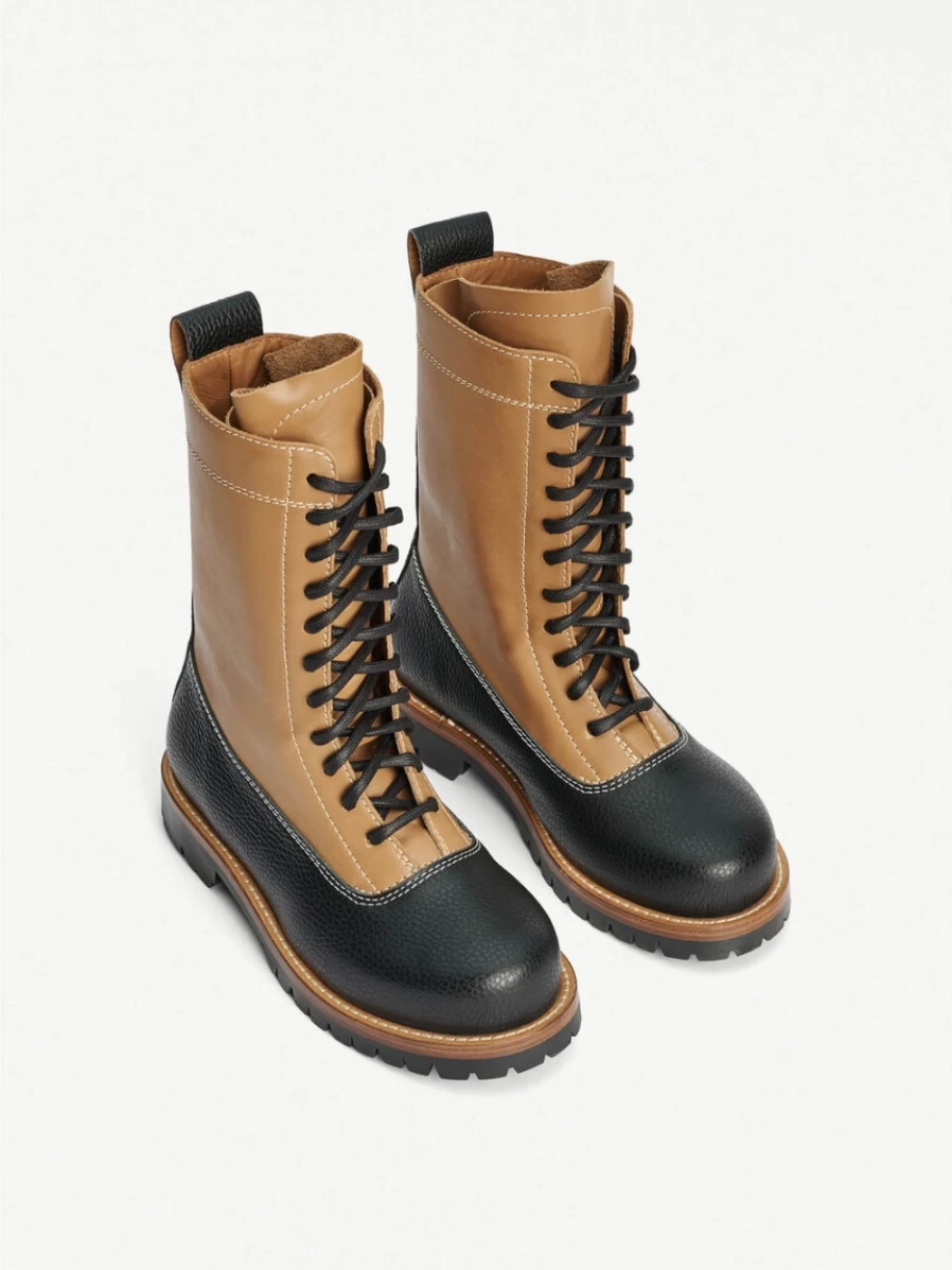 By Malene Birger Women's Meredith Cognac Leather Boots