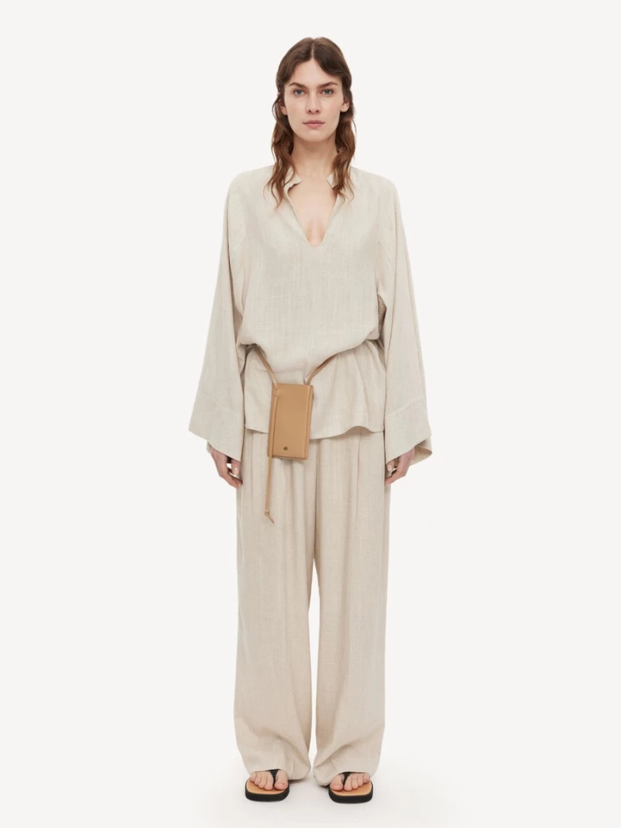 By Malene Birger Women's Lomaria Blouse in Undyed Natural Tone
