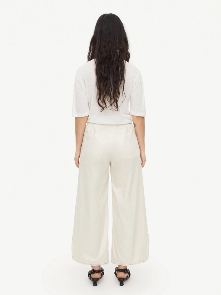 By Malene Birger Women's Pearl Wide-Leg Trousers - Milone High Waist Palazzo Pants