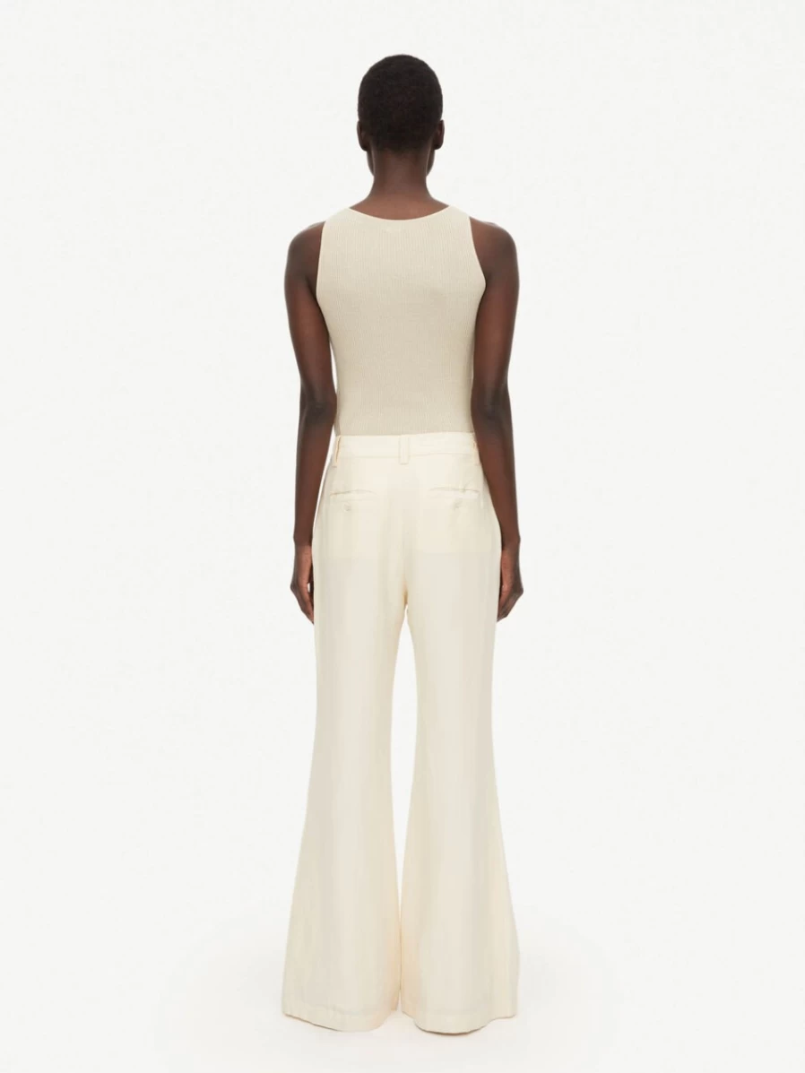 By Malene Birger Women's Carass Flared Trousers in Pearl