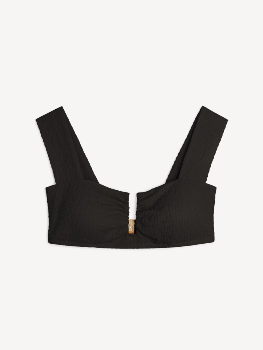 By Malene Birger Belira Black Bikini Top for Women