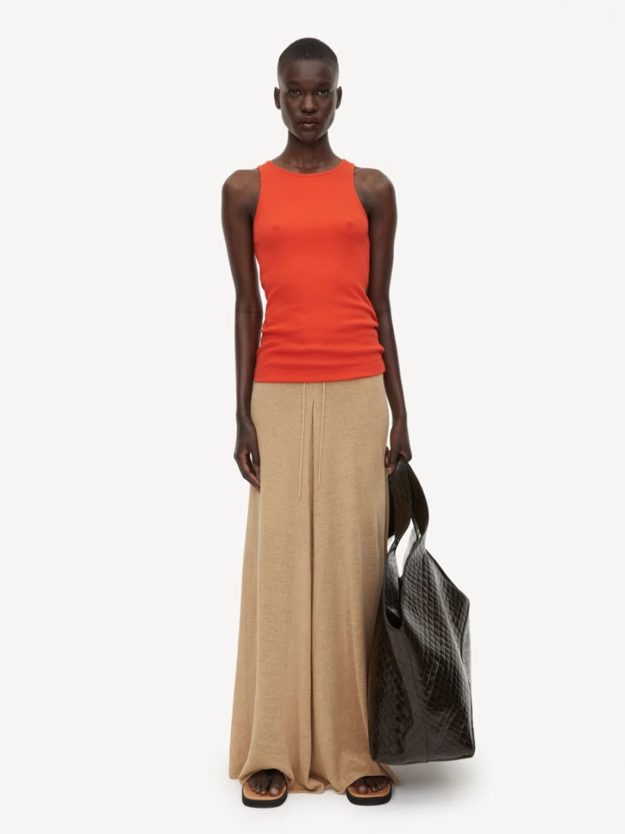 By Malene Birger Women's Orange Tank Top - Sleek Summer Fashion