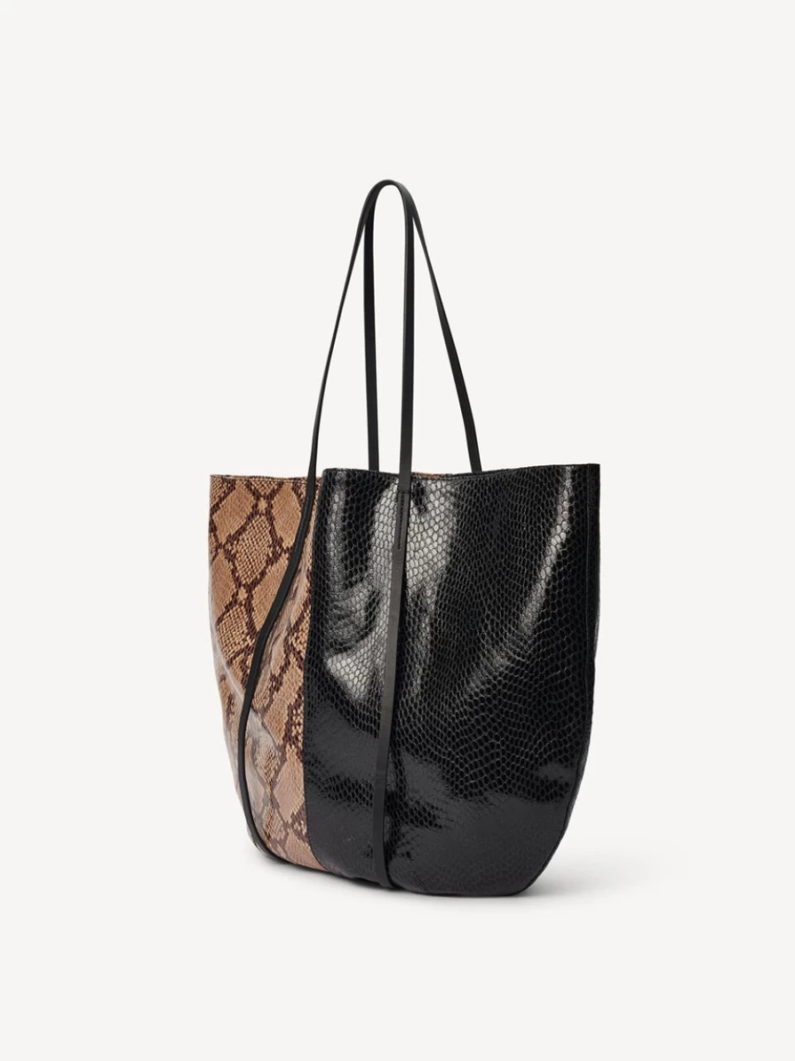 By Malene Birger Avallo Leather Tote for Women in Tannin - Premium Handbag
