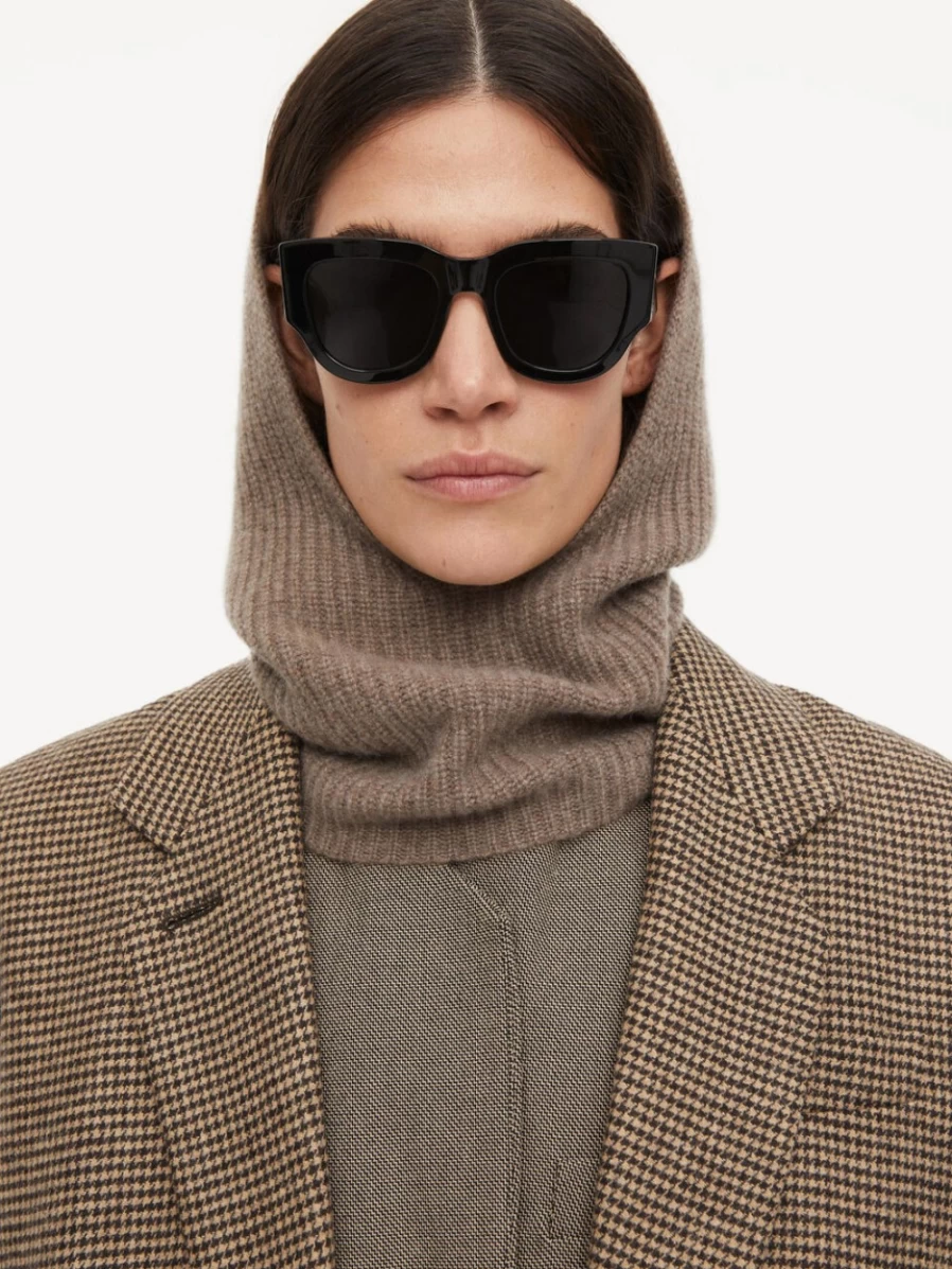 By Malene Birger Renima Balaclava for Women - Shale Winter Face Mask