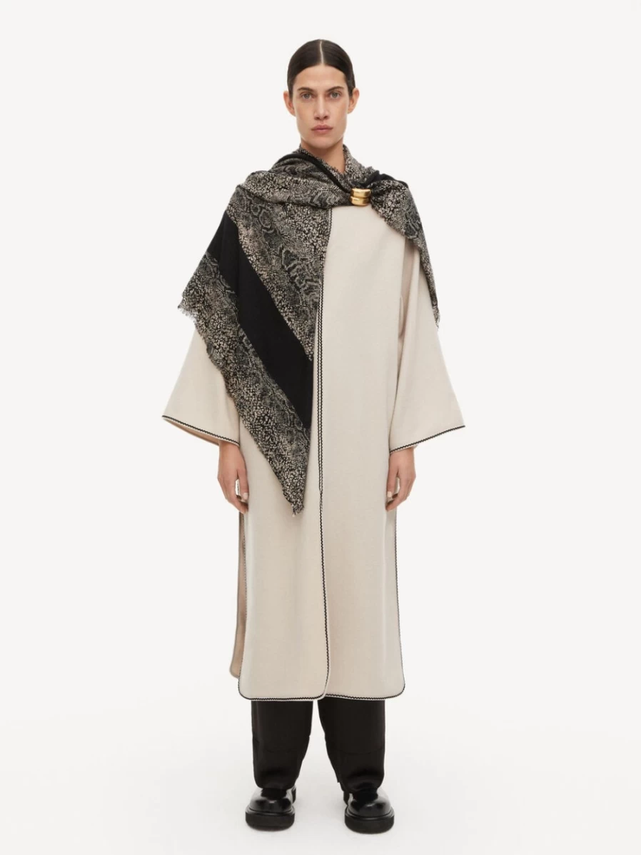 By Malene Birger Women's Snake Jacquard Printed Scarf - Leonas Design