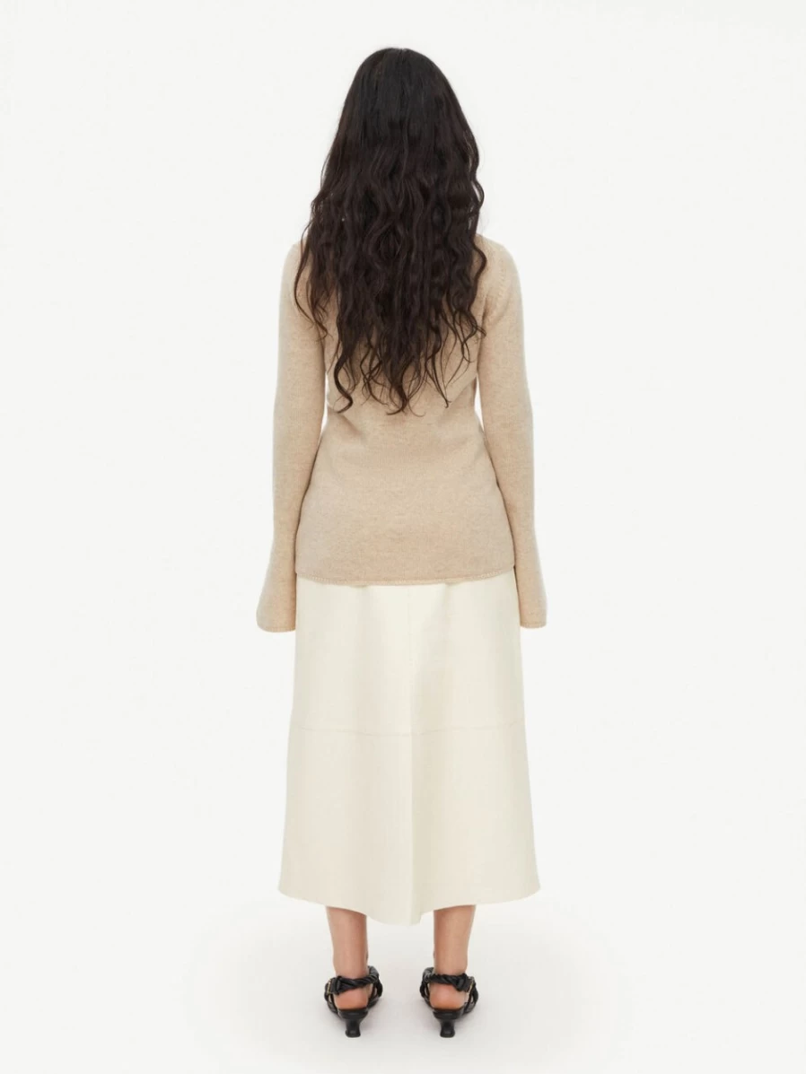 By Malene Birger Women's Cyrema Wool Sweater in Twill Beige