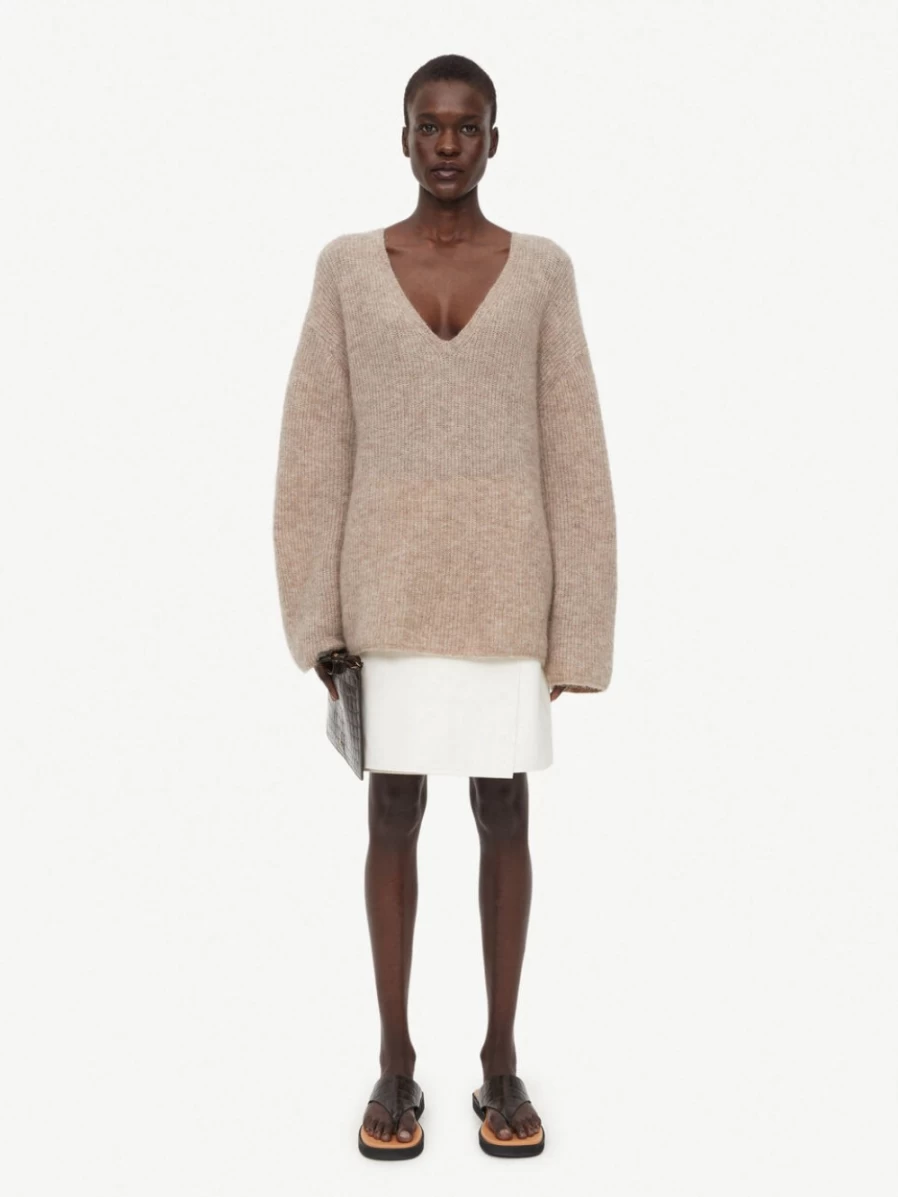 By Malene Birger Women's Chanterelle Mohair-Blend Sweater - Diploma
