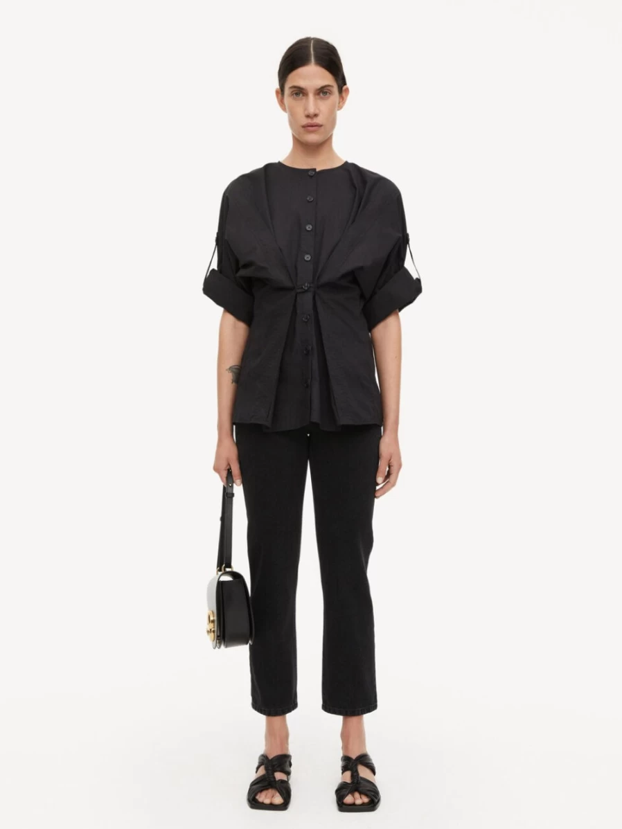 By Malene Birger Women's Black Organic Cotton Shirt - Rominas
