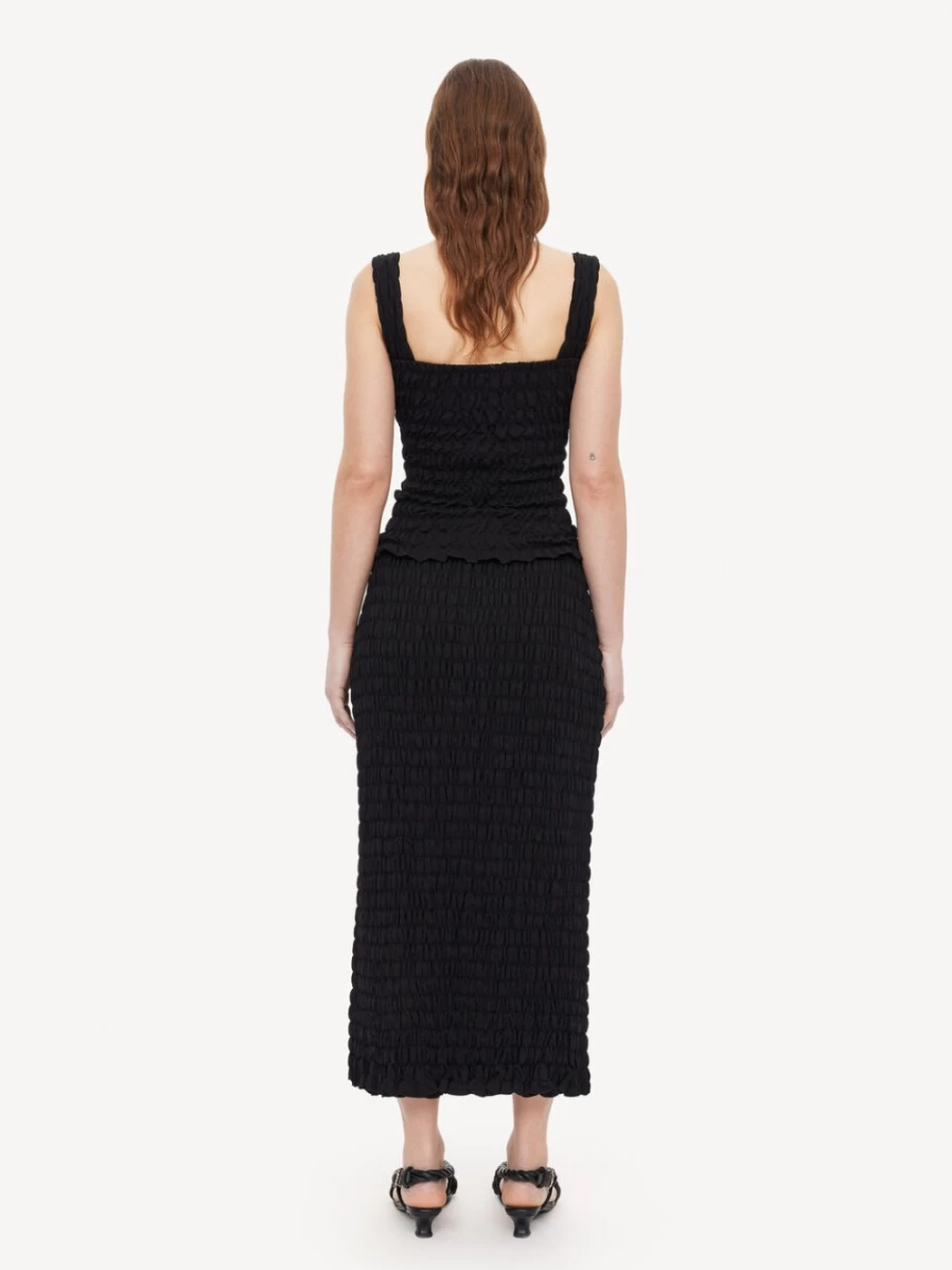 By Malene Birger Women's Elnaz Black Shirred Top