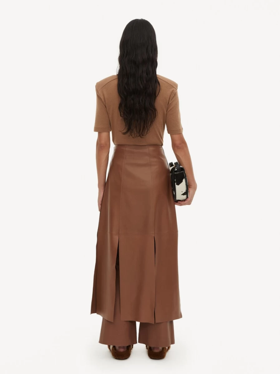 By Malene Birger Women's Cedina Wool T-Shirt in Mink